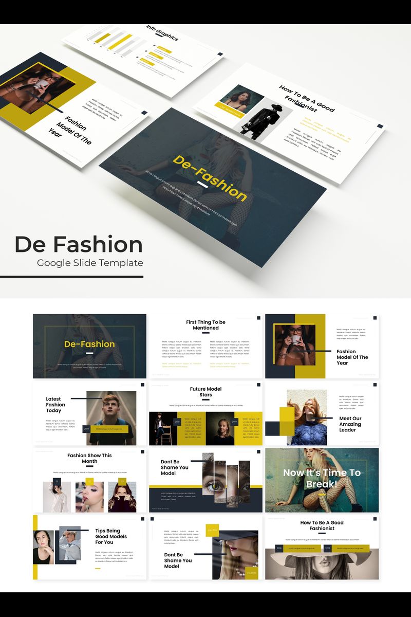 De Fashion Google Slides