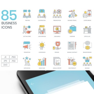 Startup Commission Icon Sets 89740