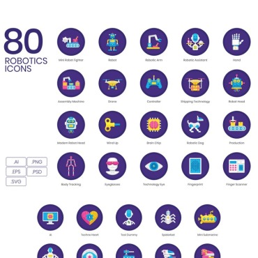 Technology Production Icon Sets 89813