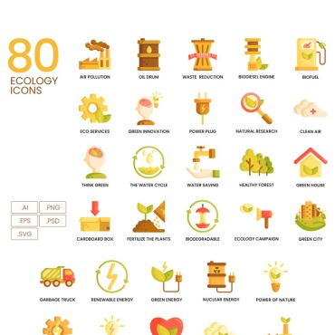 Green Forest Icon Sets 89817