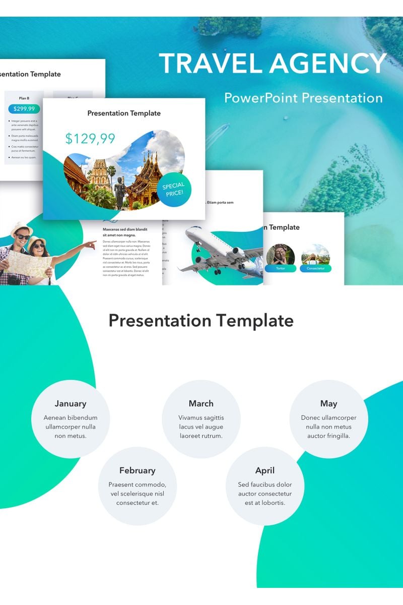 Travel Agency PowerPoint template