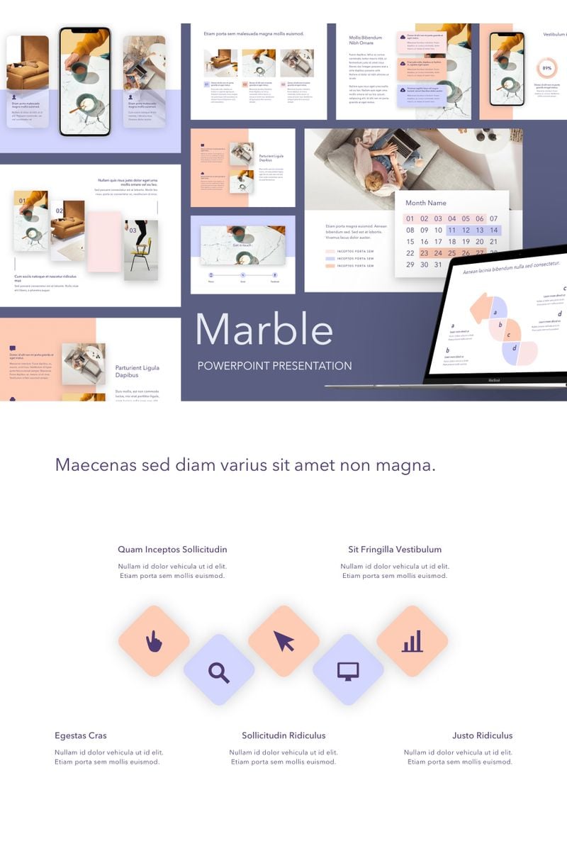 Marble PowerPoint template