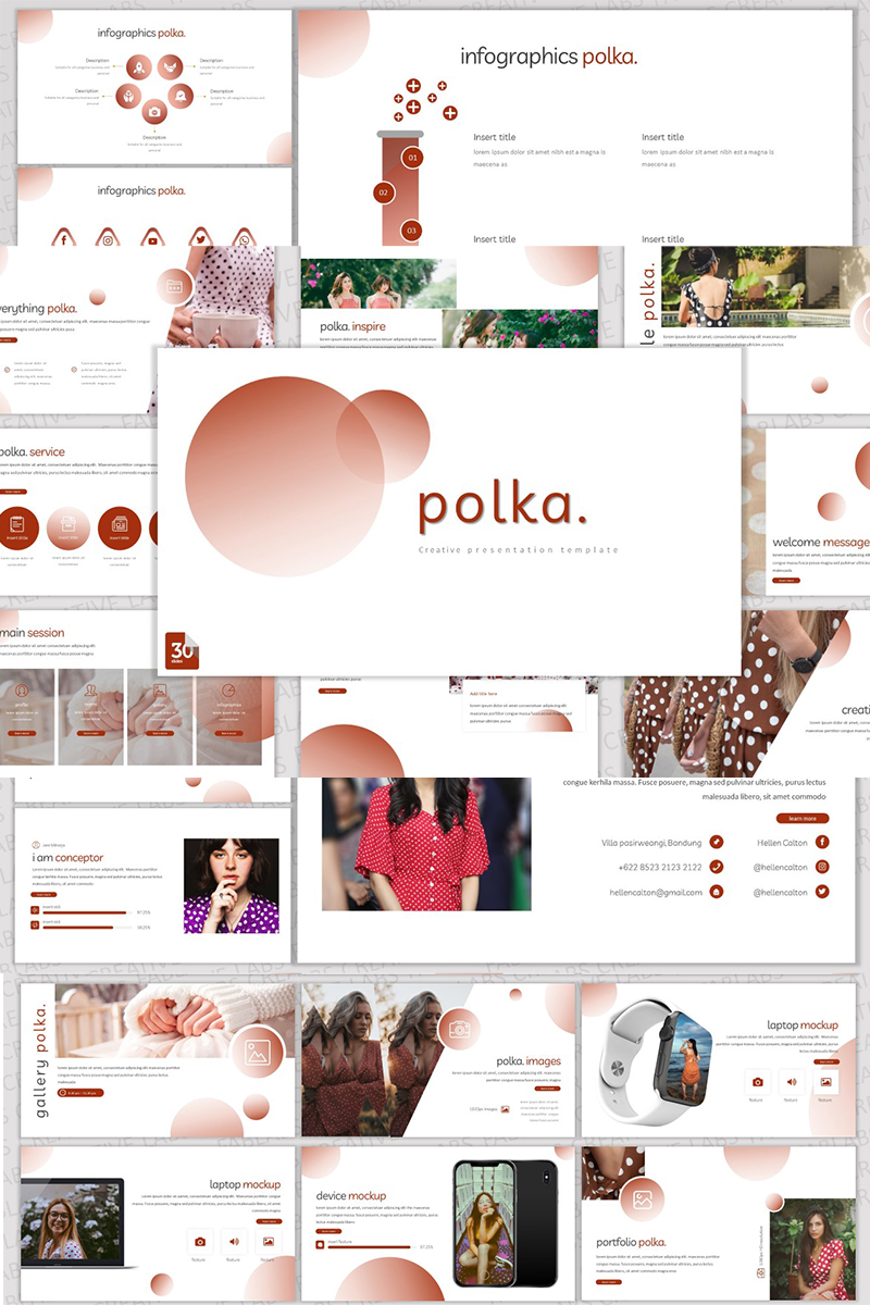 Polka - Keynote template