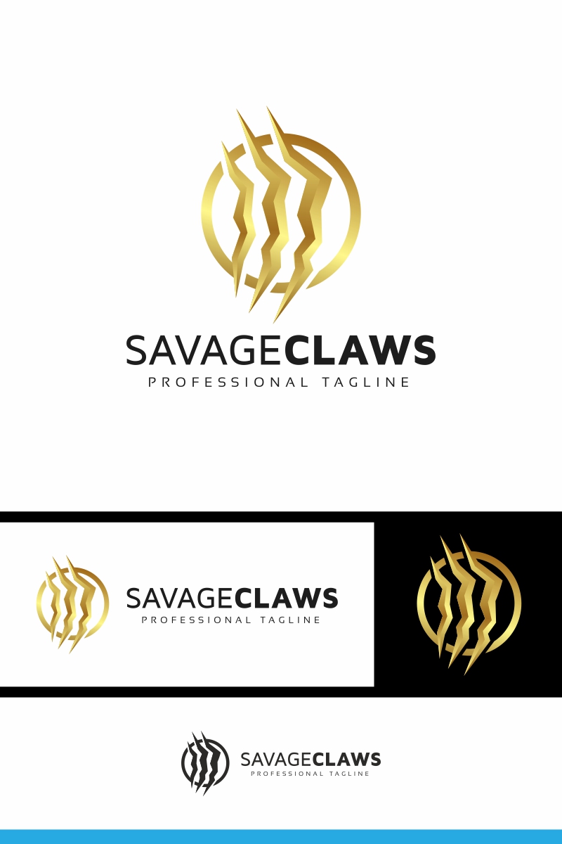 Wild Claw Logo Template