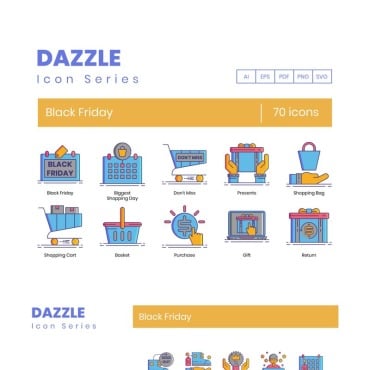 Bag Ecommerce Icon Sets 90027