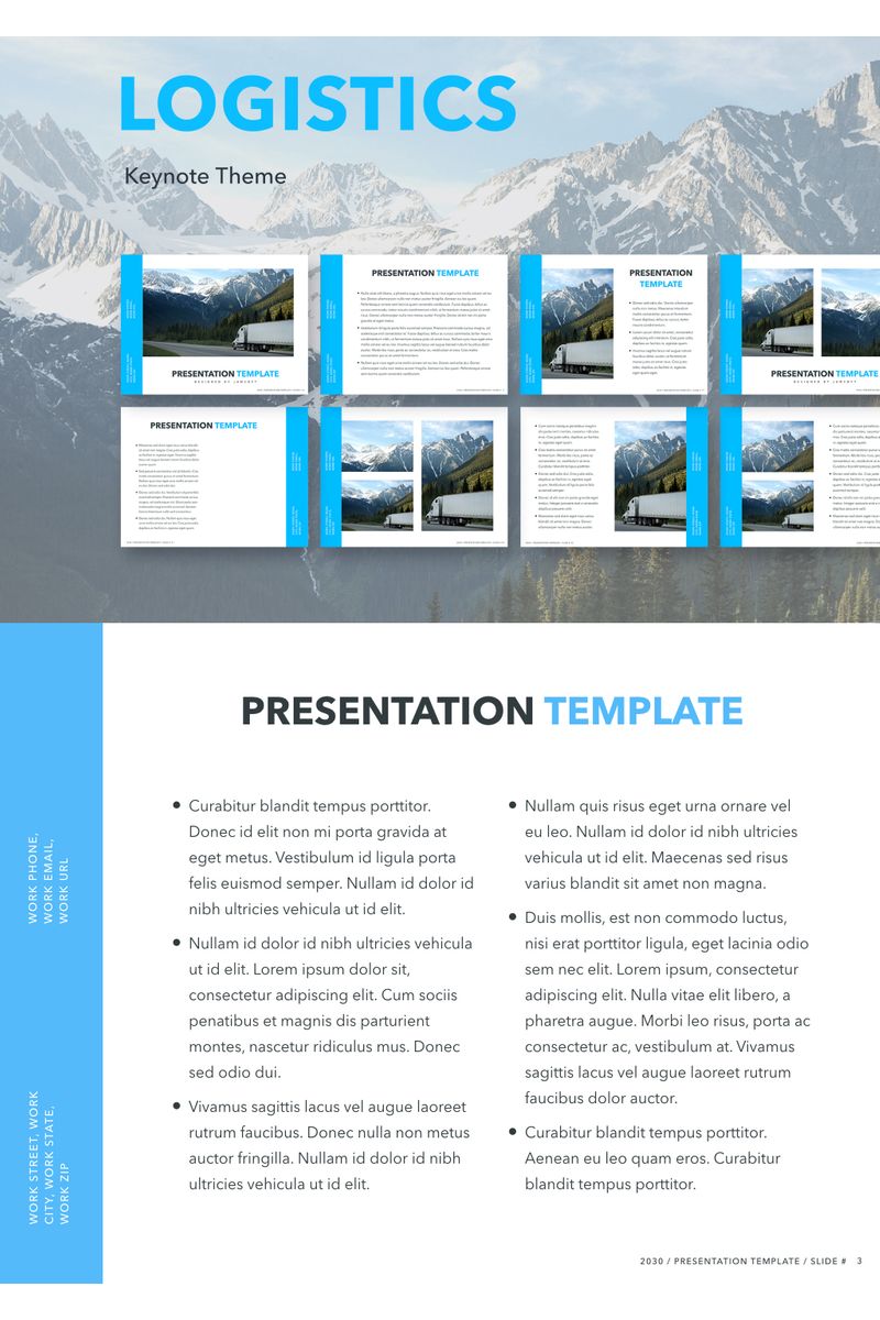 Logistics - Keynote template