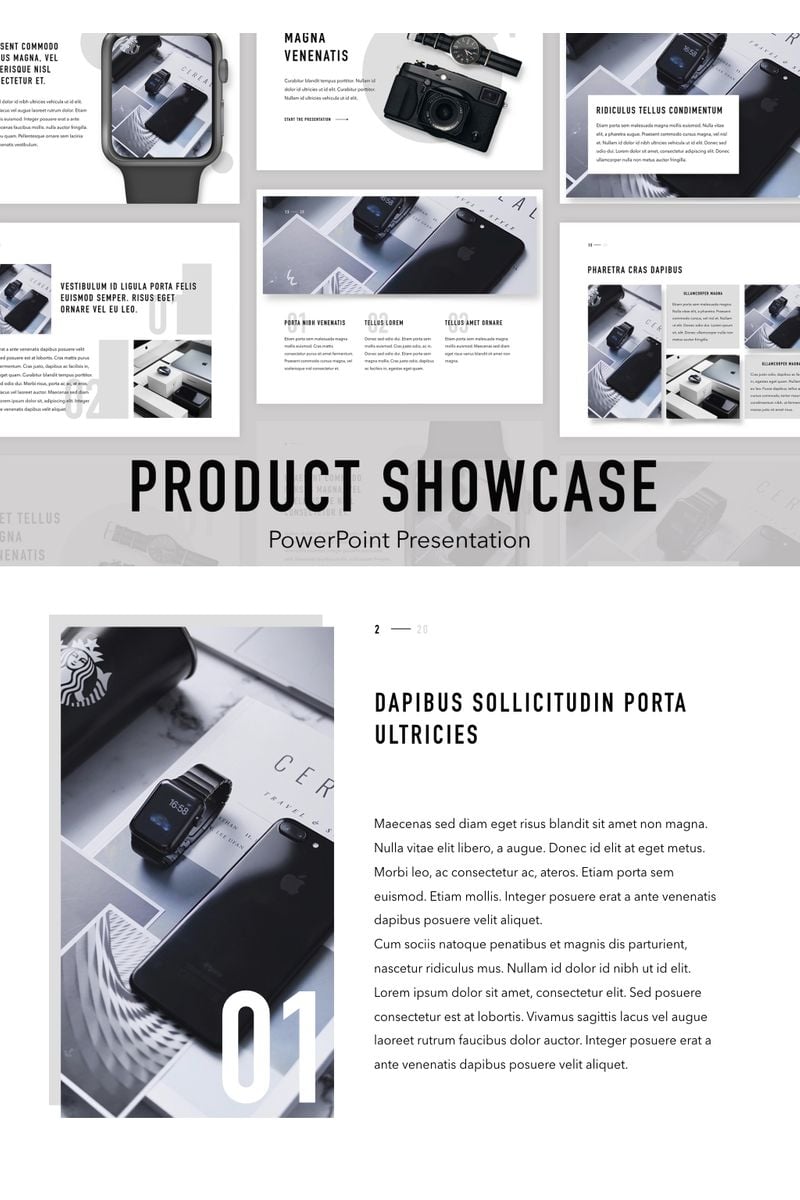 Product Showcase PowerPoint template