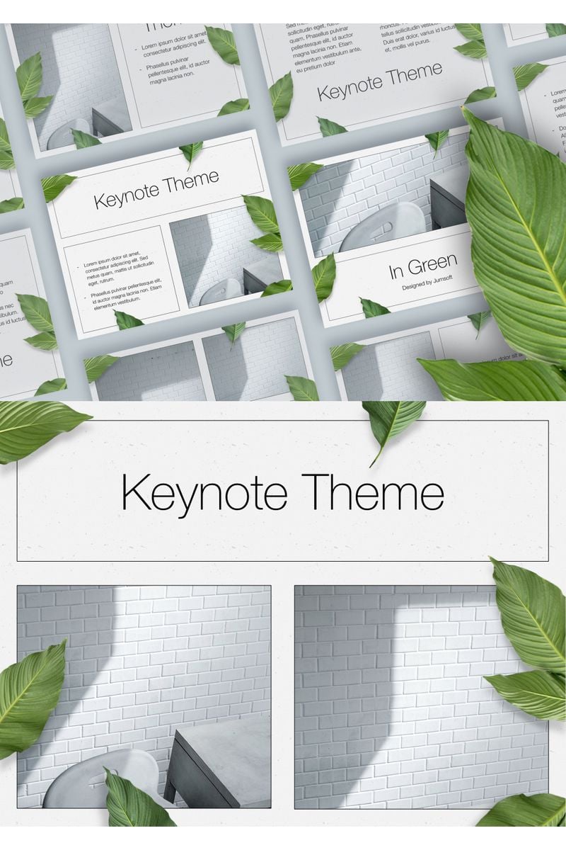 In Green - Keynote template