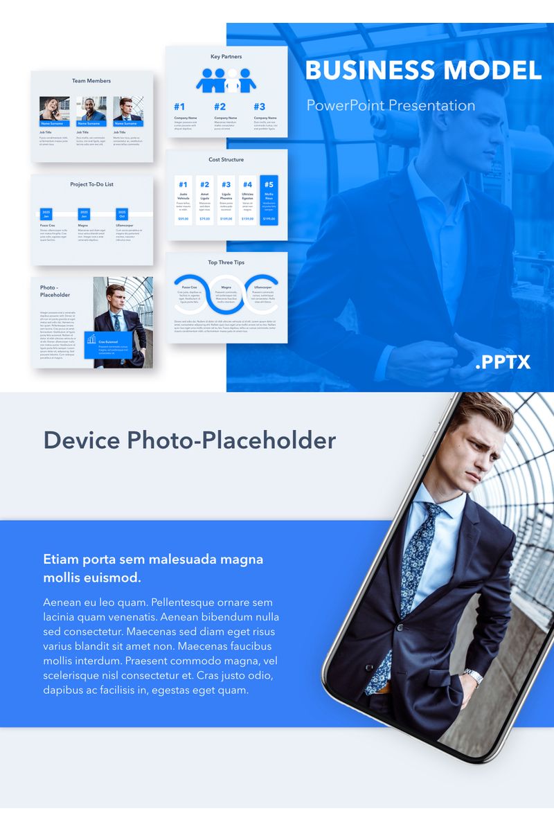 Business Model PowerPoint template