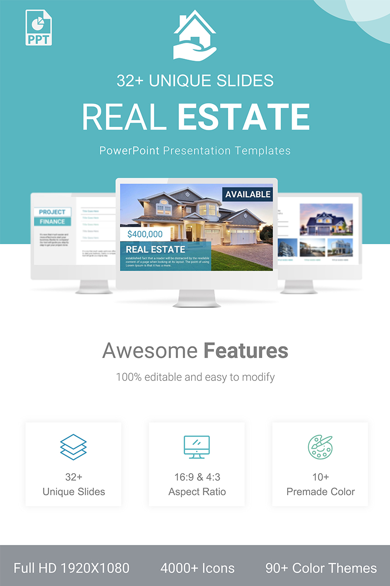 Real Estate Presentation PowerPoint template