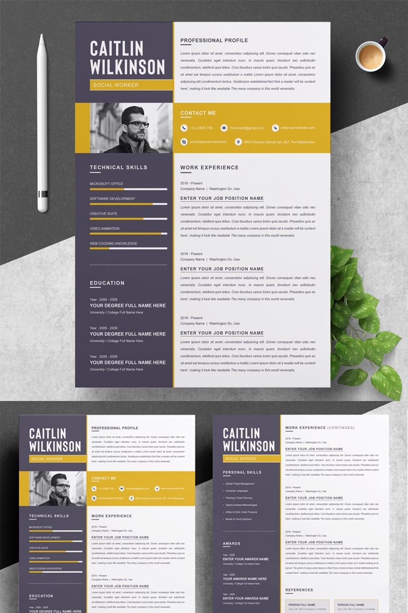 Caltlin Resume Template