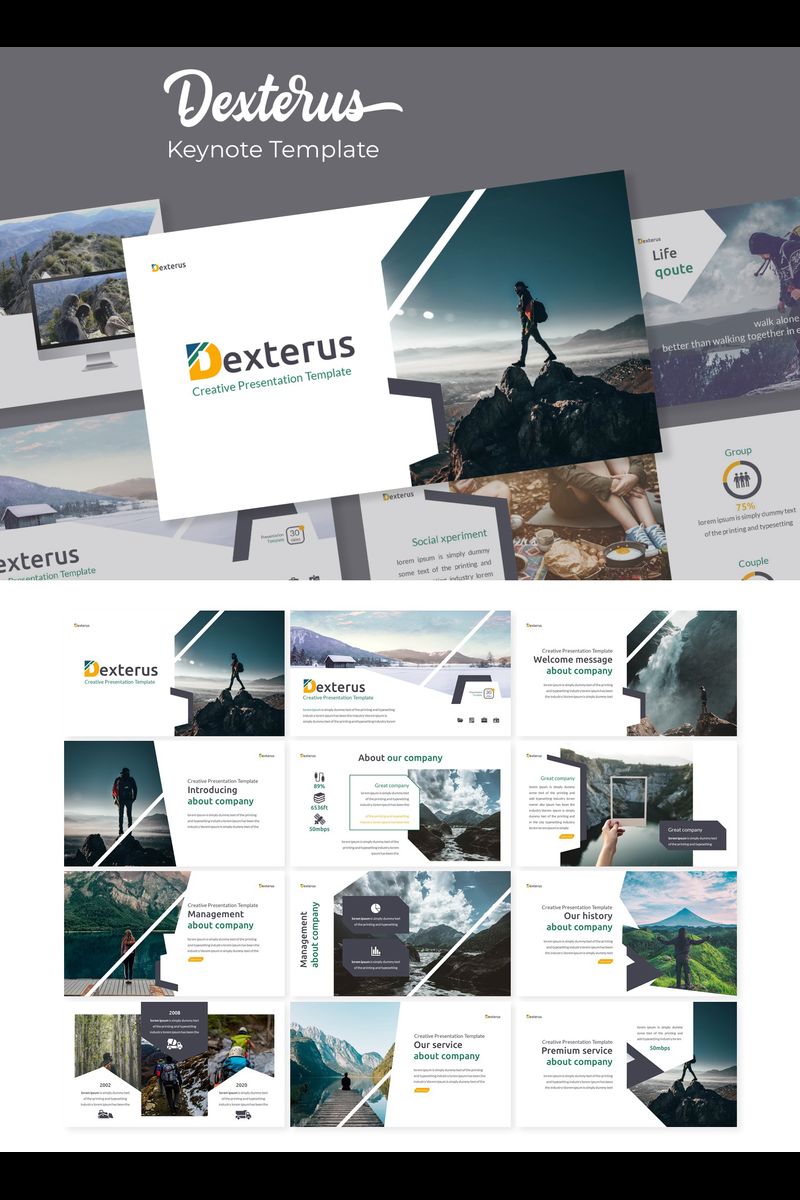 Dexterus - Keynote template