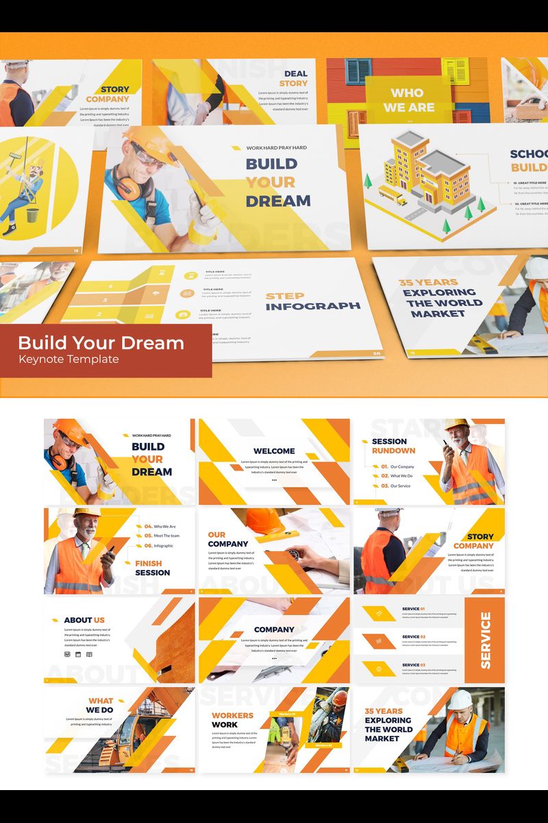 Build Your Dream - Keynote template