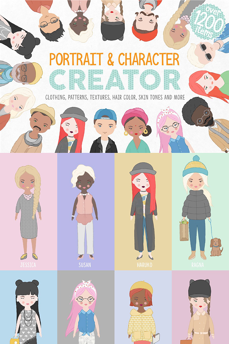 Portrait Character Creator - Illustration
