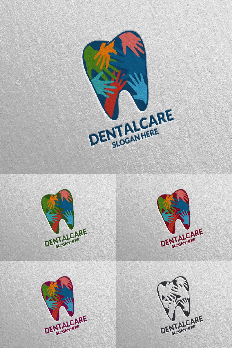 Dental, Dentist stomatology Design 11 Logo Template