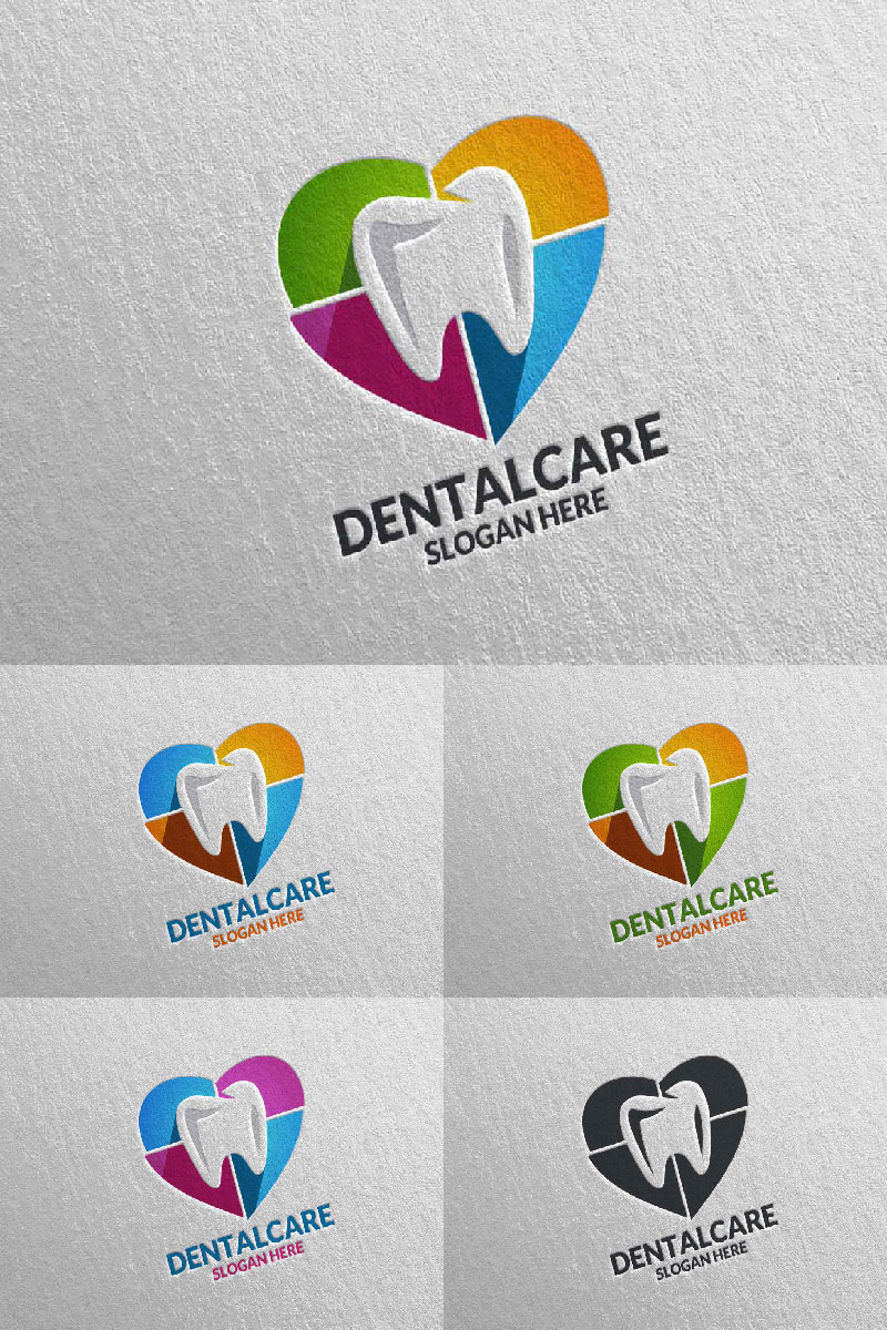 Dental, Dentist stomatology Design 10 Logo Template