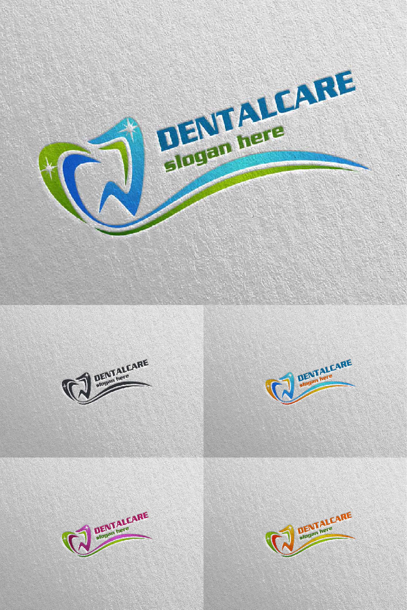 Dental, Dentist stomatology Design 18 Logo Template