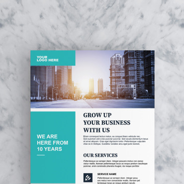 Flyer Clean Corporate Identity 90513