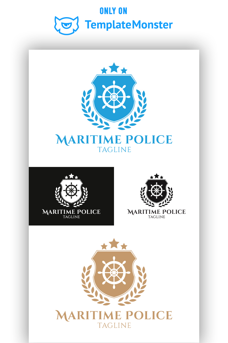 Maritime Police Logo Template