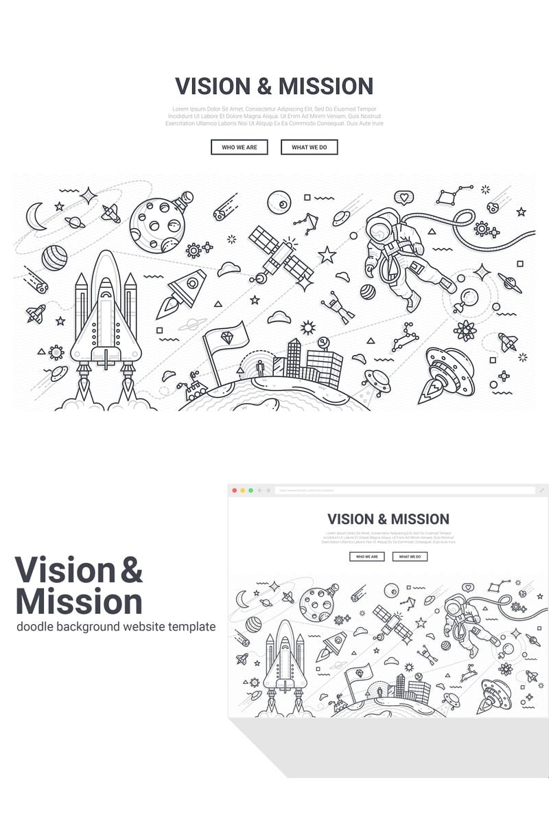Doodle - Vision Mission Background