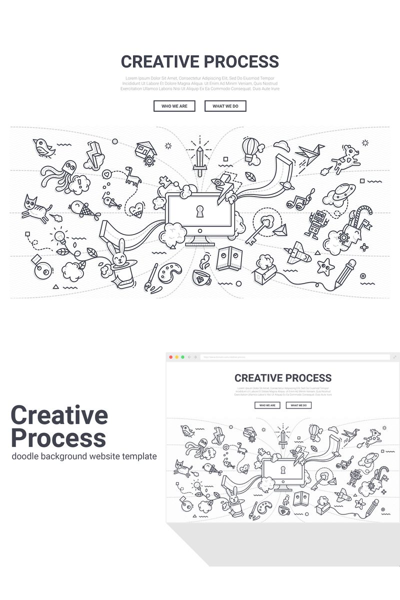 Doodle - Creative Process Background