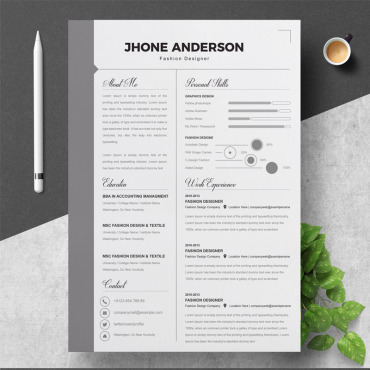 2 Page Resume Templates 90607