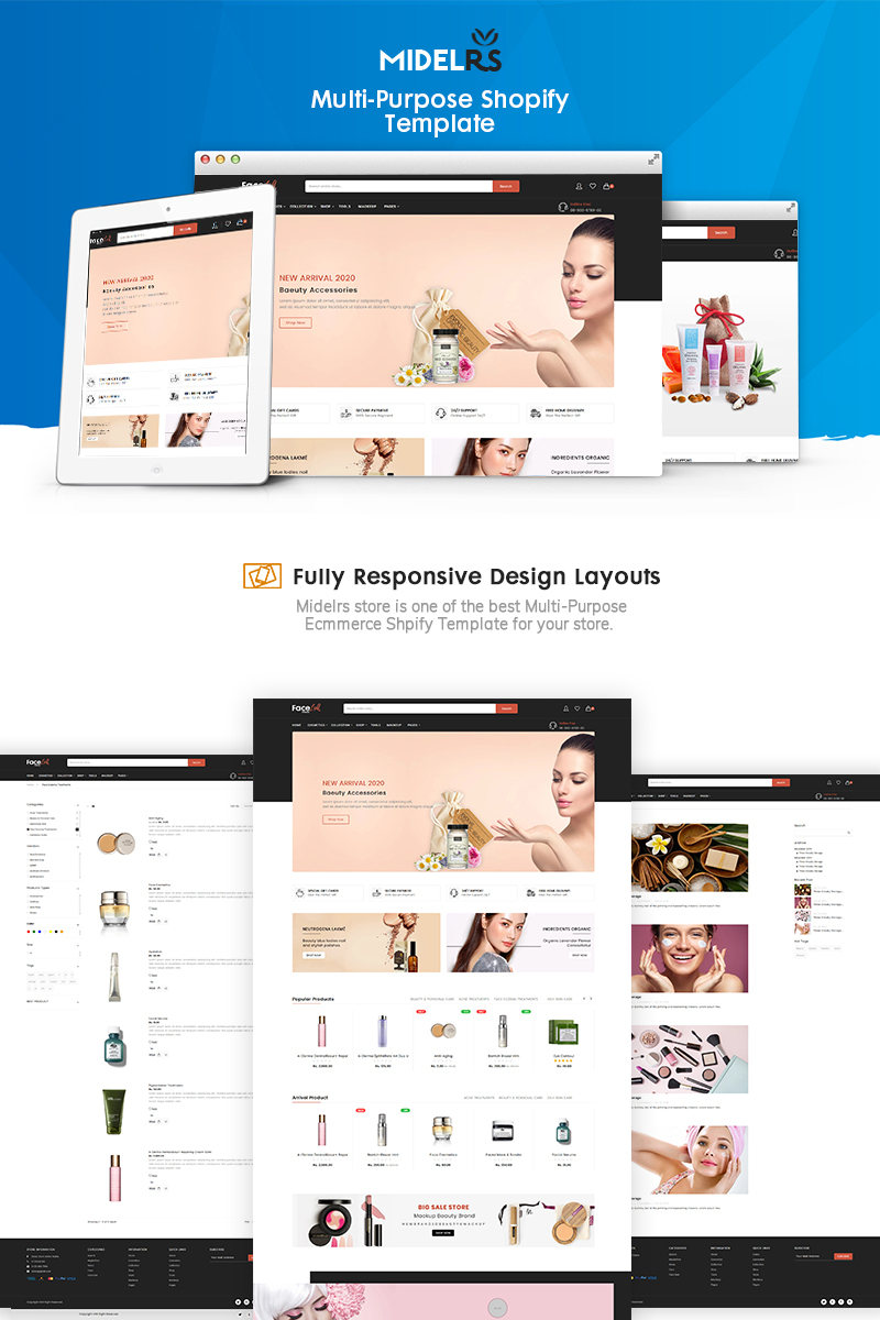 Faceloft - The Beauty eCommerce Shopify Theme