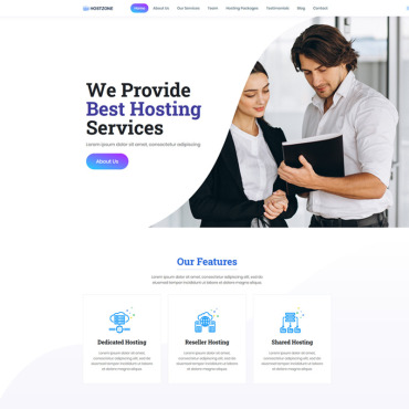 Business Clean Landing Page Templates 90684