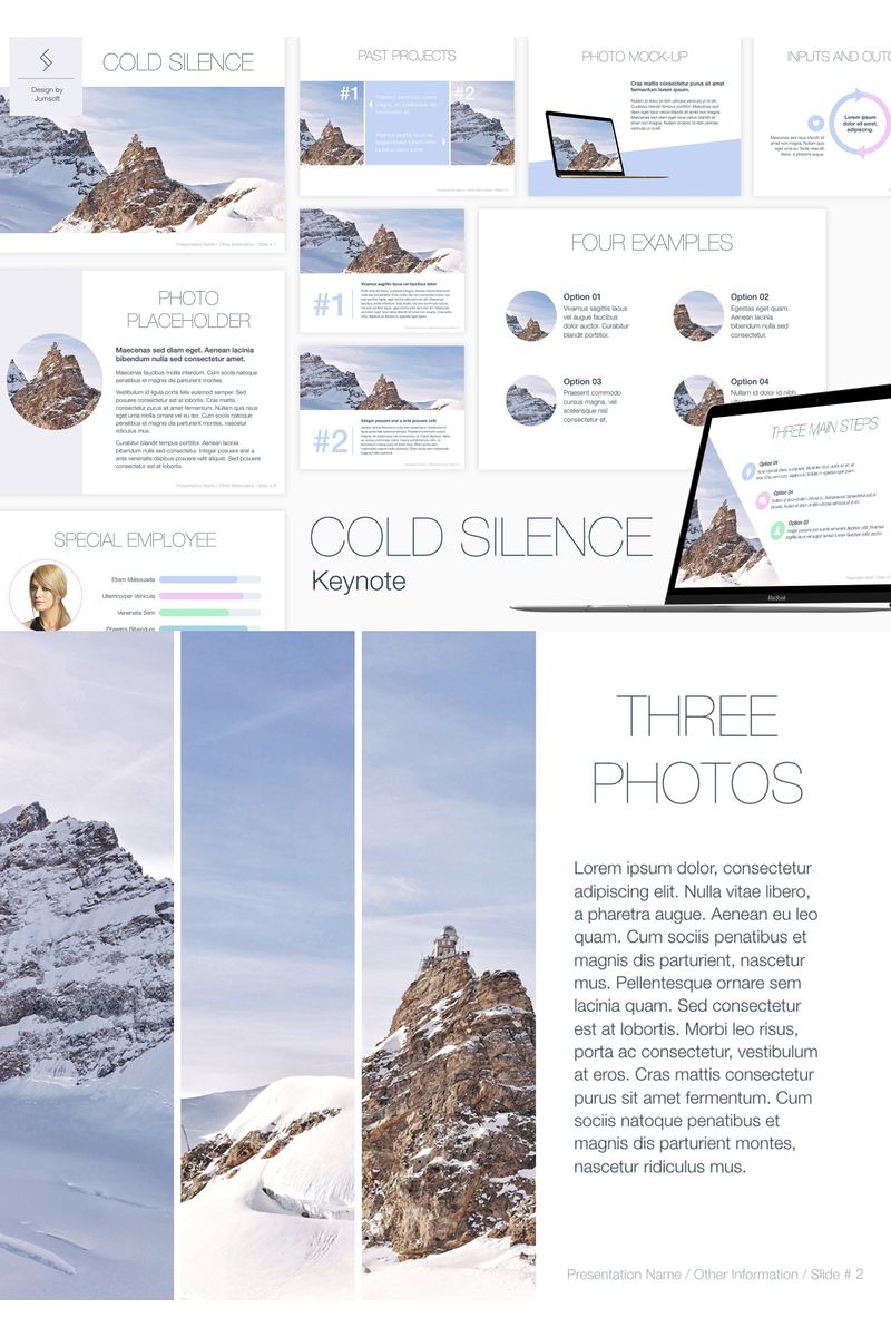 Cold Silence - Keynote template