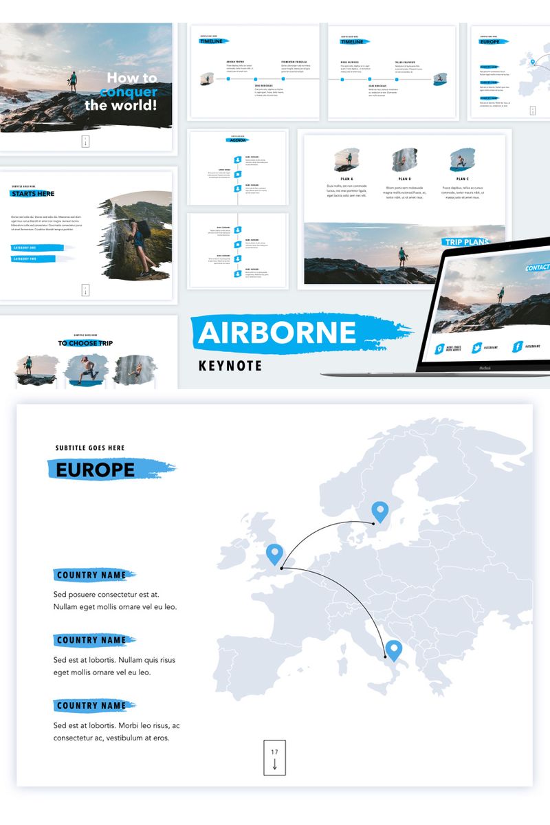 Airborne - Keynote template