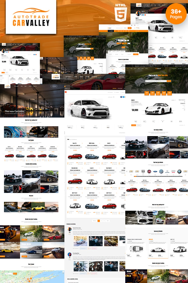 Carvalley | Auto Market and Automobile  HTML5 Template Website Template