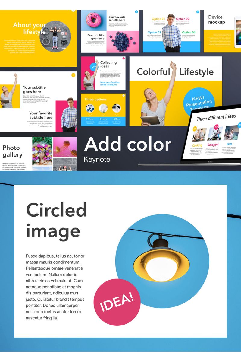 Add Color - Keynote template