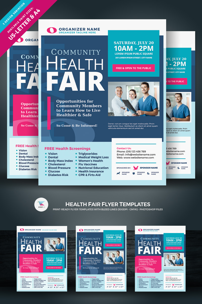 Health Fair Flyer - Corporate Identity Template