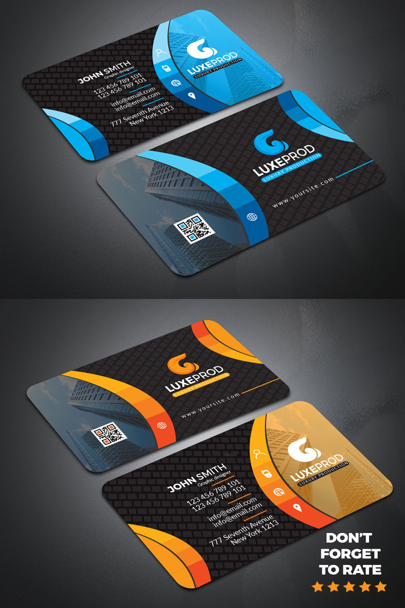 Mordern Styles Business Card - Corporate Identity Template