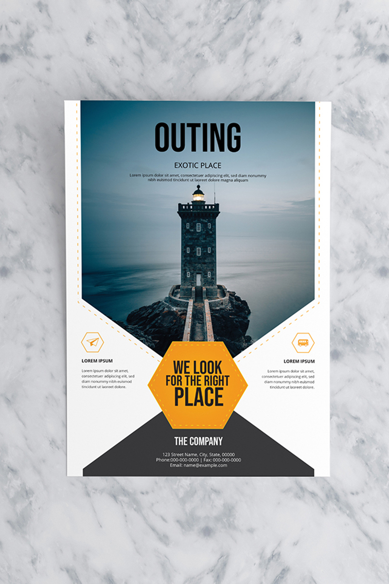 Travel Agency Flyer - Corporate Identity Template