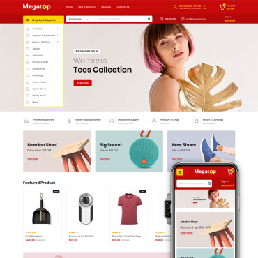 Fashion Accessories OpenCart Templates 90952