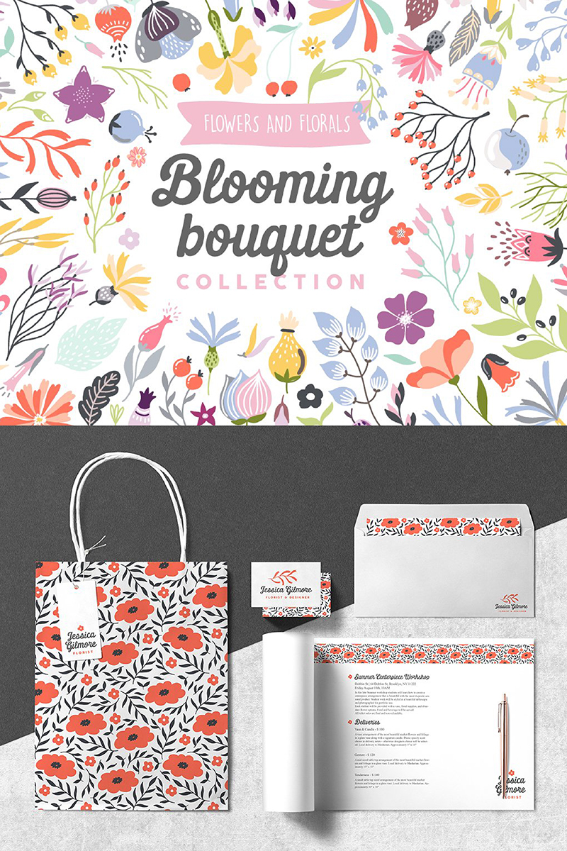 Blooming Bouquet Collection - Illustration