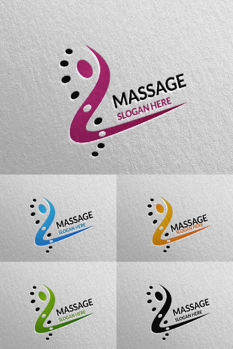 Massage Design  9 Logo Template