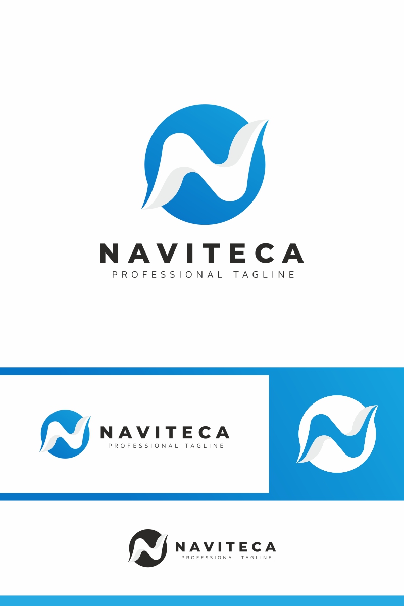 Naviteca / N Letter Logo Template