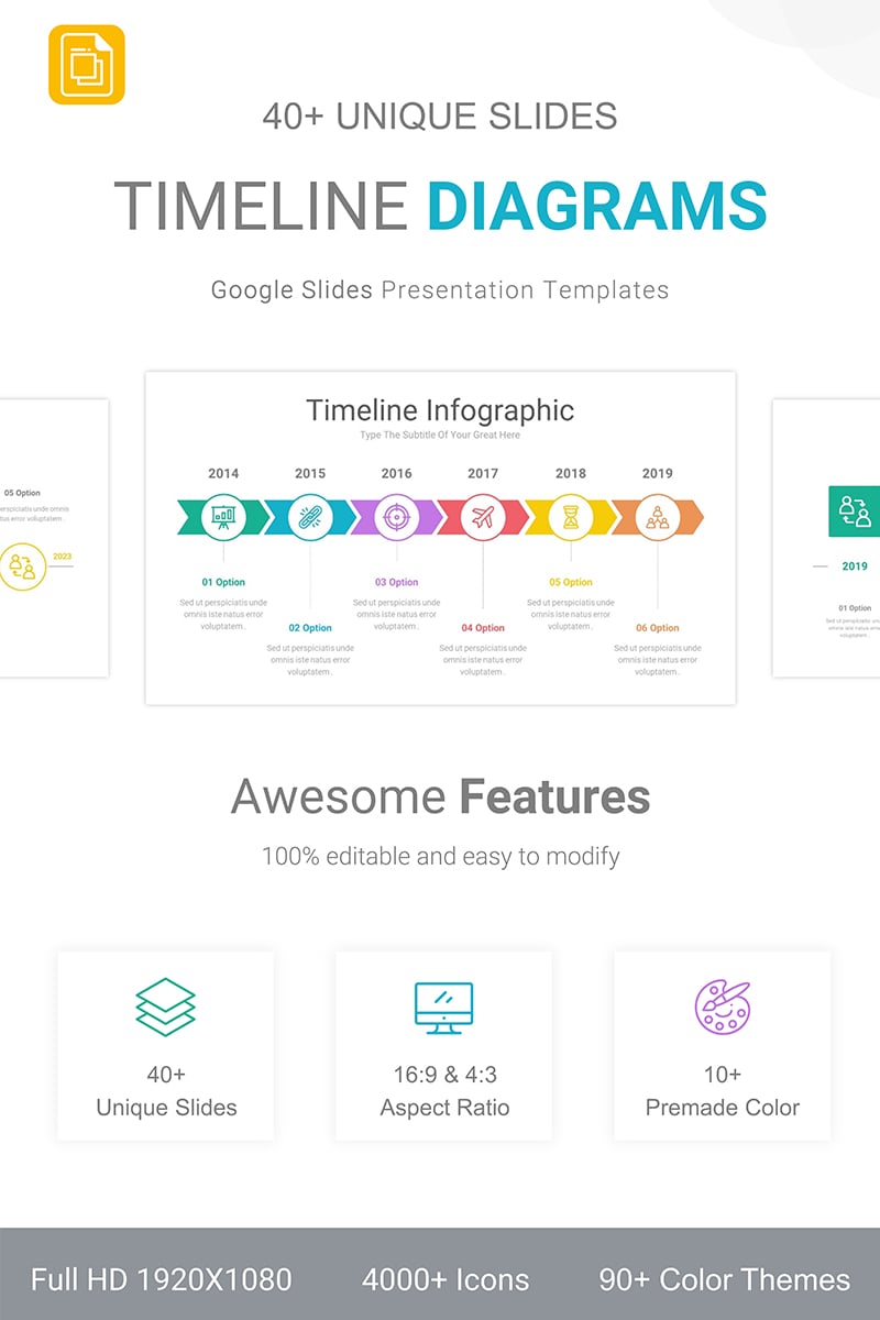 Timeline Diagrams Google Slides