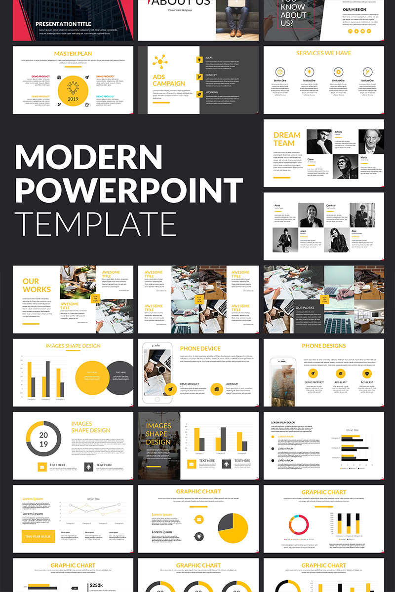 Modern PowerPoint template