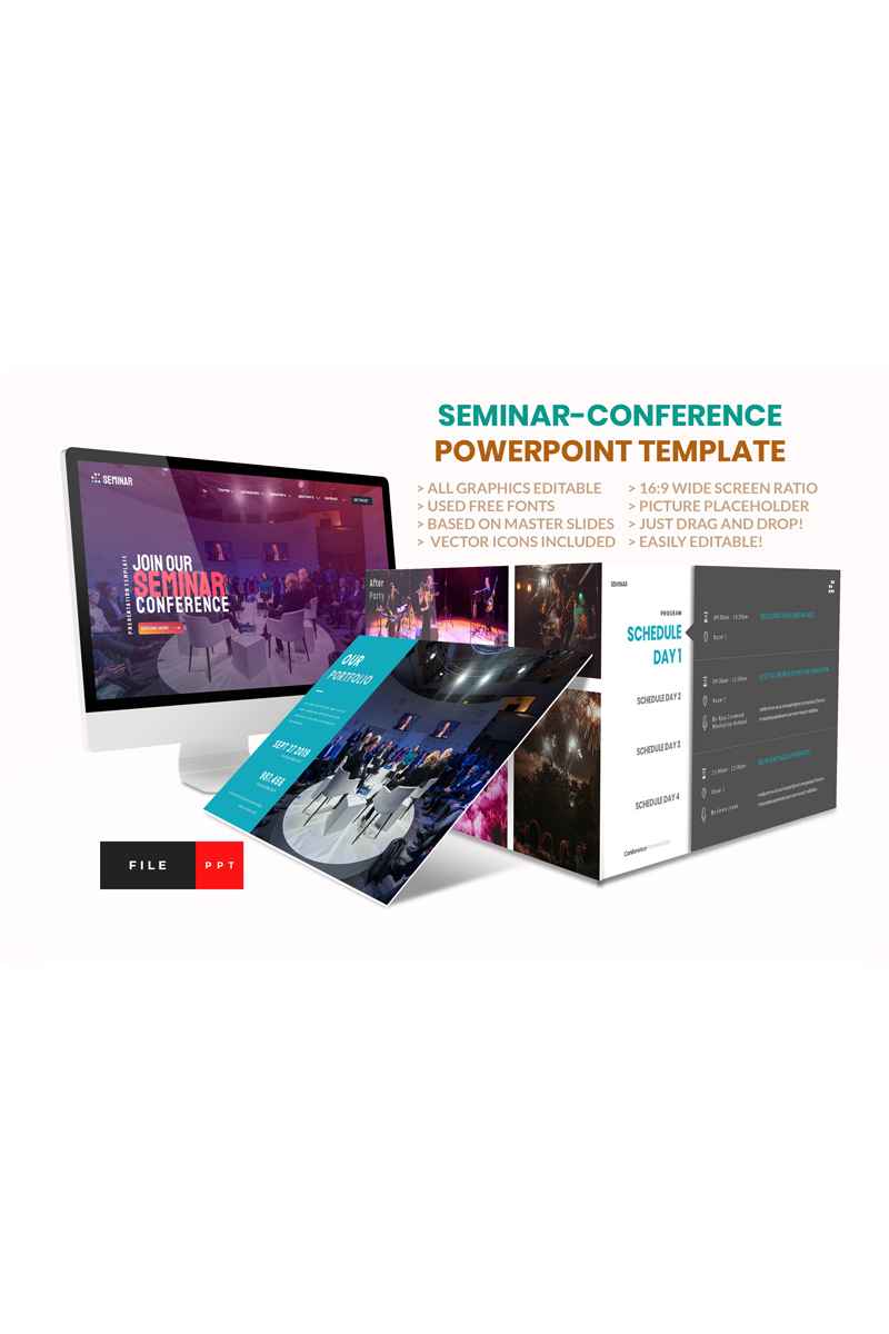 Seminar-Conference PowerPoint template