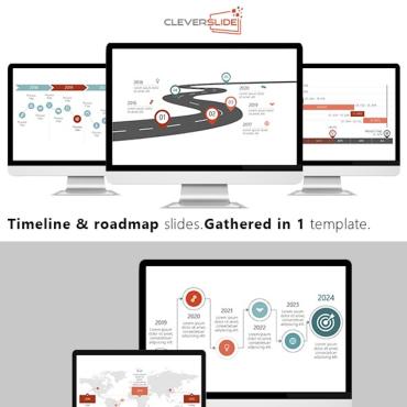 Timeline Roadmap PowerPoint Templates 91175