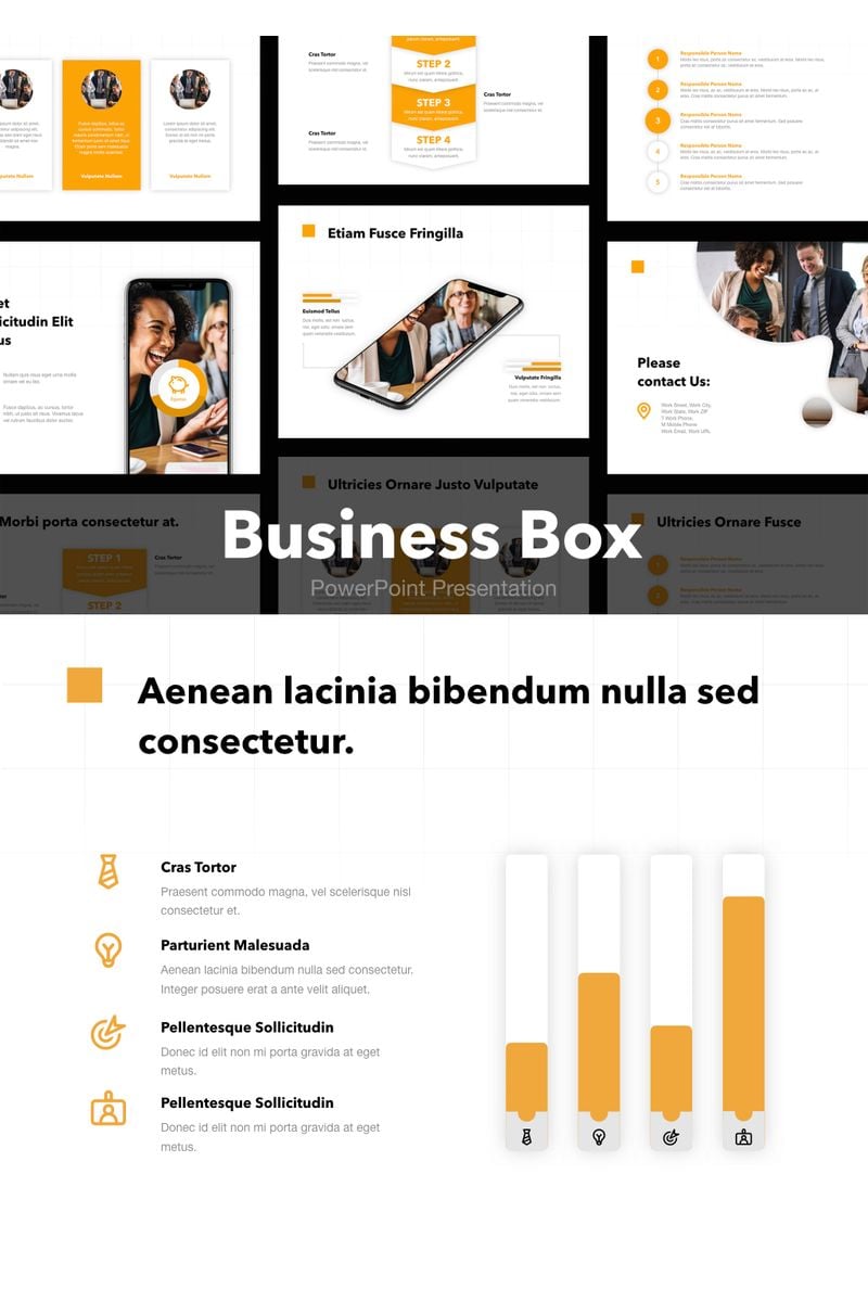 Business Box PowerPoint template