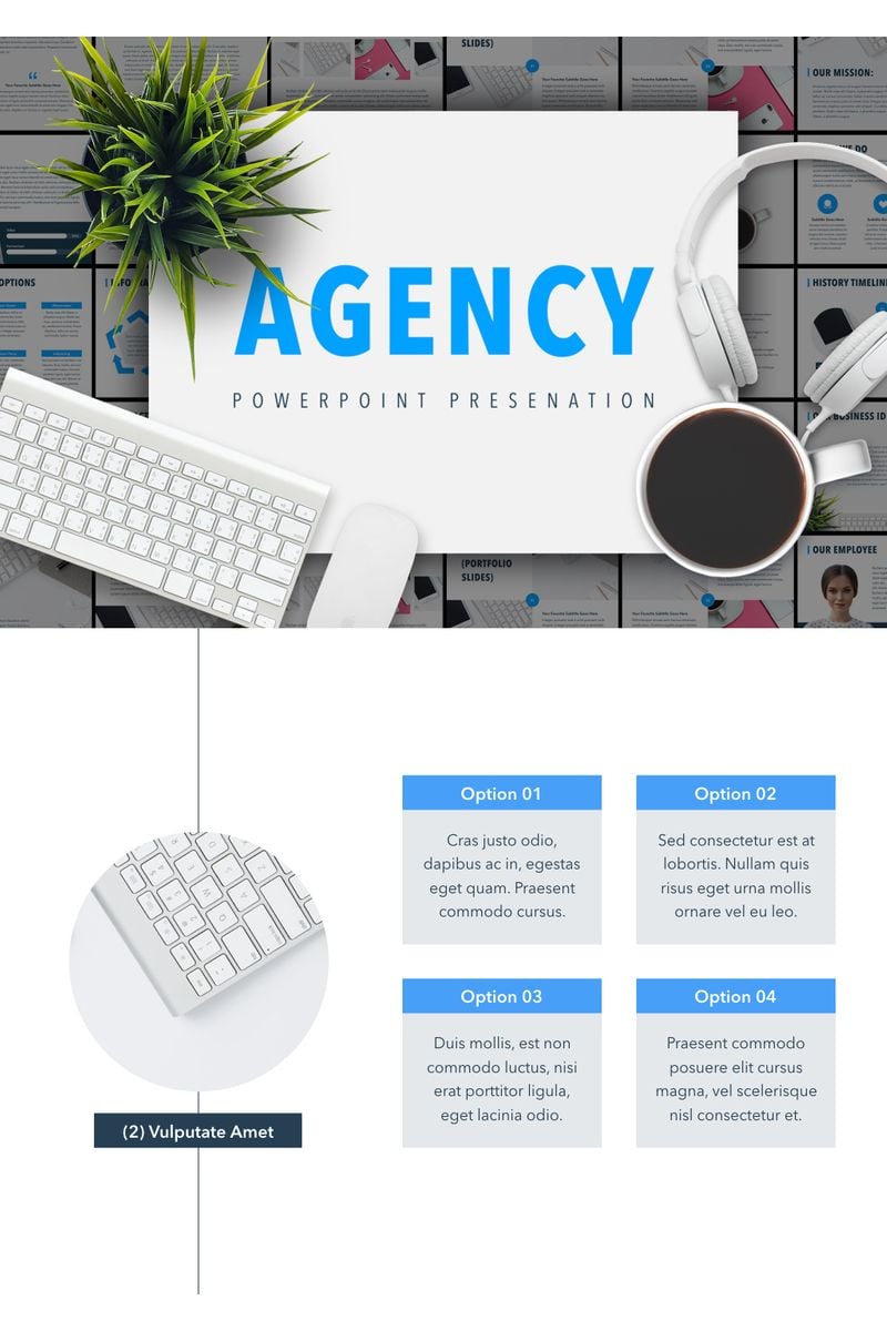 Agency Showcase PowerPoint template