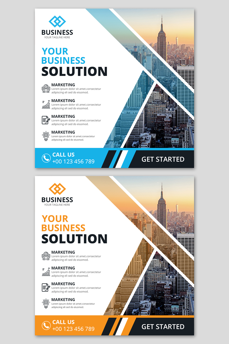 Corporate Instagram Post Banners Social Media Template