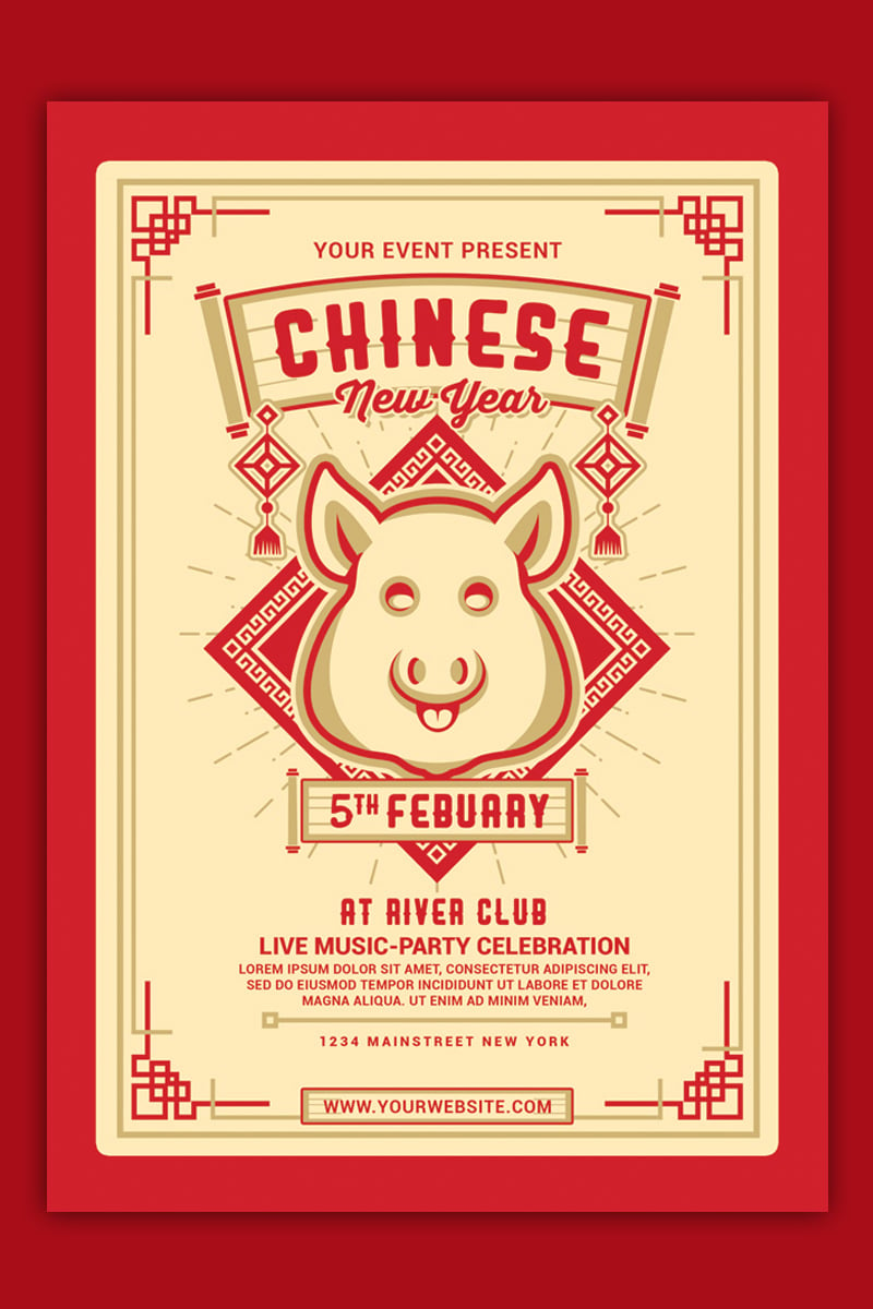 Chinese New Year - Corporate Identity Template