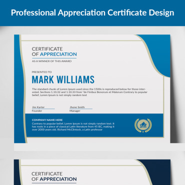 Acknowledgement Appraisal Certificate Templates 91318