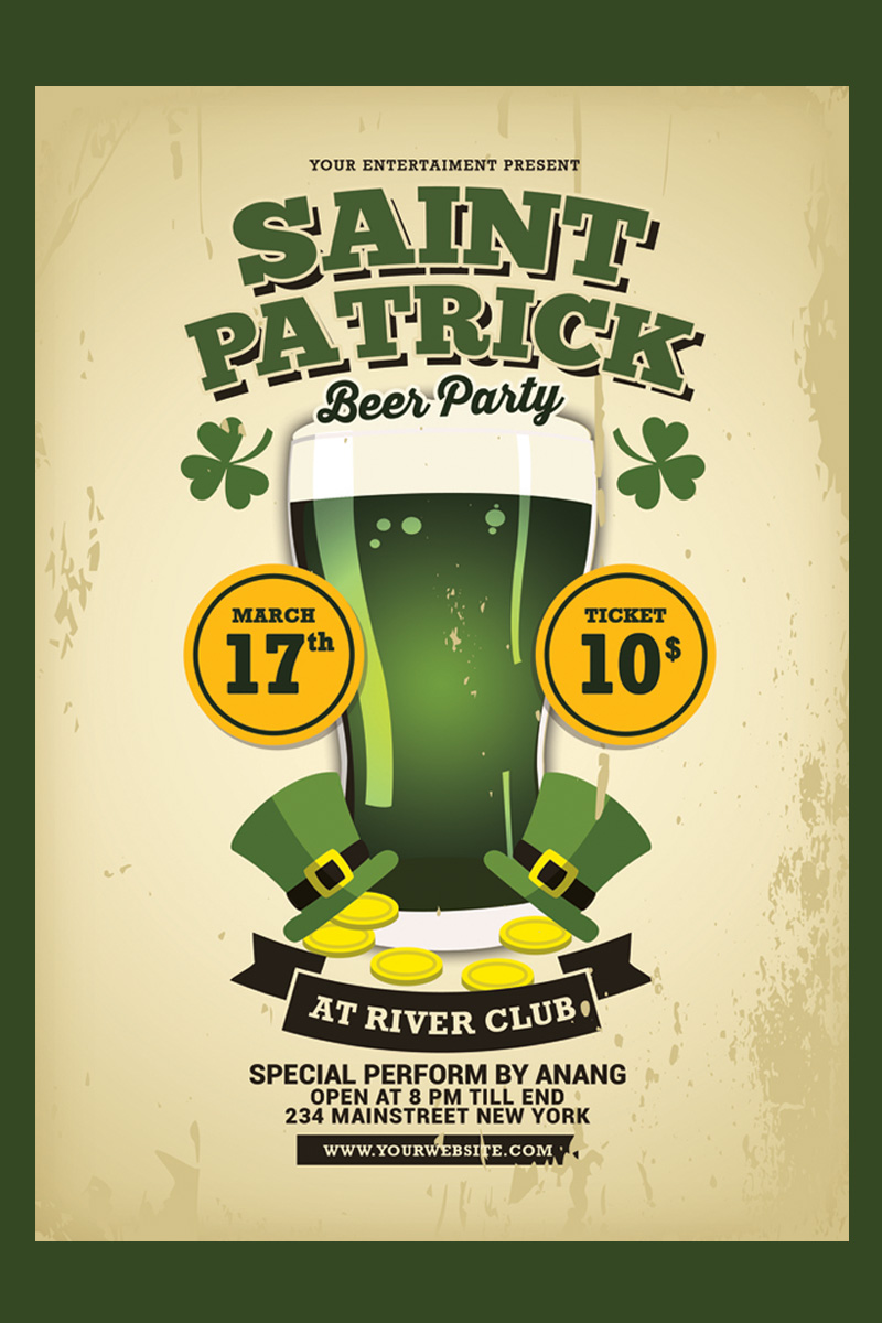St. Patrick Day Beer Party - Corporate Identity Template
