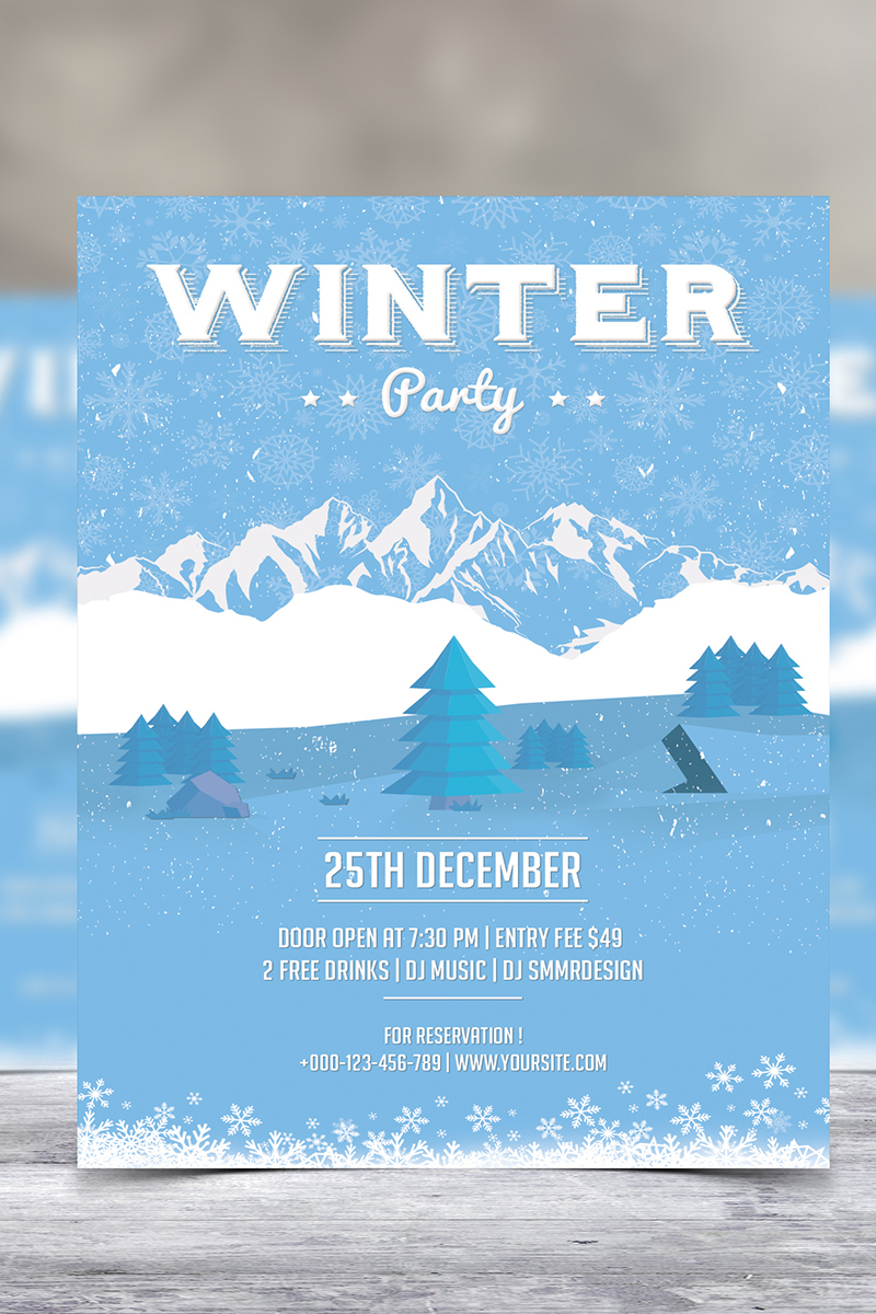 Winter & Christmas Invitation - Corporate Identity Template